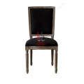 Black Fabric Dining Chair